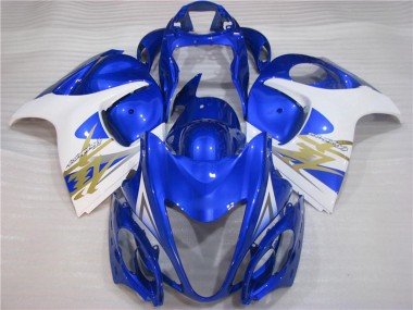 Cheap 2008-2020 Suzuki GSXR 1300 Hayabusa Motorcycle Fairings - White Blue Canada