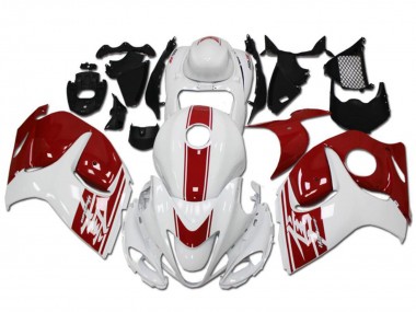 Cheap 2008-2020 Suzuki GSXR 1300 Hayabusa Motorcycle Fairings - White Red Canada