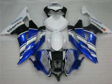 Cheap 2008-2016 Yamaha YZF R6 Motorcycle Fairings - White Blue Black ENEOS Semakin Didepan Canada
