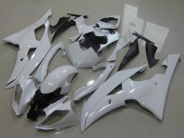 2008-2016 Yamaha YZF R6 Motorcycle Fairing - Glossy White Canada