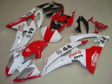 Cheap 2008-2016 Yamaha YZF R6 Motorcycle Fairings - White Red Cocacola 44 Canada