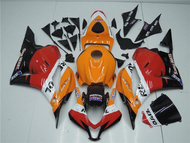 2009-2012 Honda CBR600RR Full Motorcycle Fairing Kits - Orange White Red Glossy Black Repsol Canada