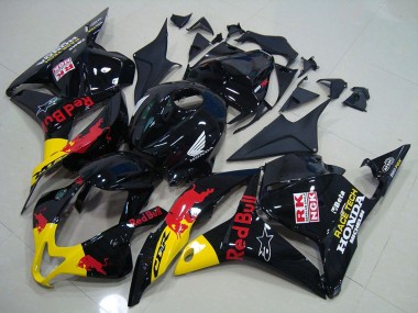 Cheap 2009-2012 Honda CBR600RR Motorcycle Fairing - Glossy Black Yellow Red Bull Canada