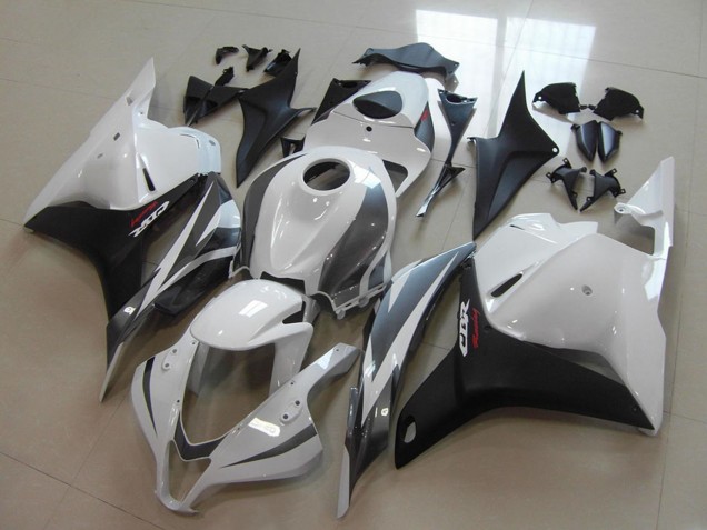 2009-2012 Honda CBR600RR Motorcycle Fairings - White Grey Matte Black Canada