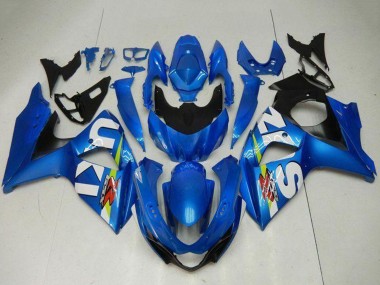 Cheap 2009-2016 Suzuki GSXR 1000 Motorcycle Fairing Kits - Blue Green White Canada