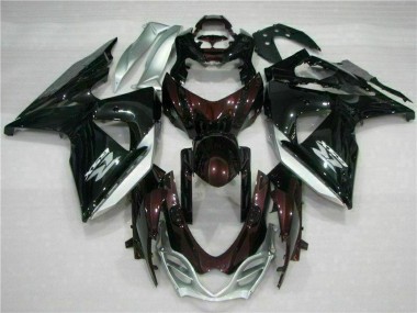 Cheap 2009-2016 Suzuki GSXR 1000 Motorcycle Fairings - Glossy Black Silver White Canada