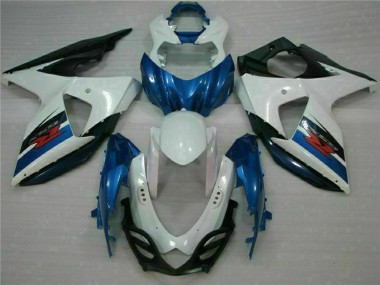 Cheap 2009-2016 Suzuki GSXR 1000 Abs Fairings Kits - White Blue Black Canada