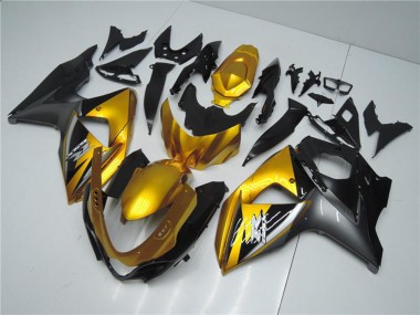 Cheap 2009-2016 Suzuki GSXR 1000 Motorcycle Fairings - Gold Matte Black Canada