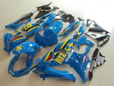 Cheap 2009-2016 Suzuki GSXR 1000 Motorcycle Fairings - Blue Yellow Rizla Hopper Motul Canada