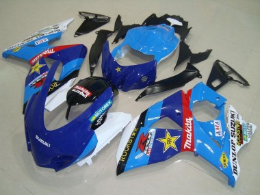 Cheap 2009-2016 Suzuki GSXR 1000 Motorcycle Fairings - Blue White Red Black Rockstar Racing Canada