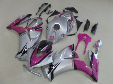 Cheap 2012-2016 Honda CBR1000RR Motorcycle Fairings - Silver Pink Glossy Black Canada