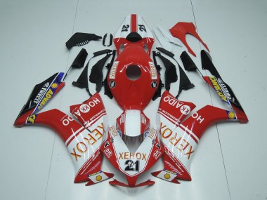 Cheap 2012-2016 Honda CBR1000RR Motorcycle Fairings - White Red Glossy Black Xerox 21 Canada