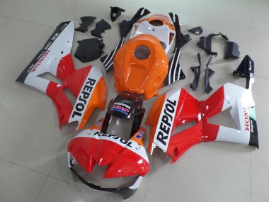 Cheap 2013-2023 Honda CBR600RR Motorcycle Fairing Kits - Orange White Red Glossy Black Repsol Canada