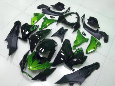 Cheap 2013-2018 Kawasaki Z800 Motorcycle Fairing - Green Glossy Black Canada