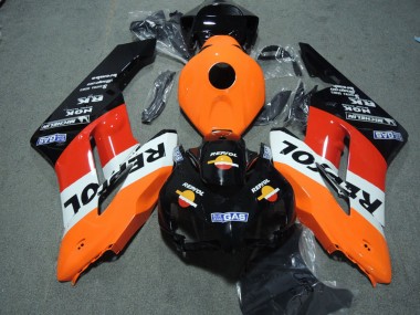 Cheap 2004-2005 Honda CBR1000RR Abs Fairing Kits - Orange White Red Glossy Black Repsol Canada