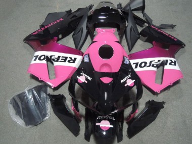 Cheap 2004-2005 Honda CBR1000RR Motorcycle Fairings - Pink White Glossy Black Repsol Canada
