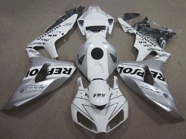 Cheap 2006-2007 Honda CBR1000RR Motorcycle Fairing - White Silver Black Repsol Canada
