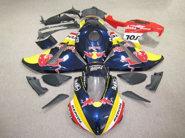 Cheap 2008-2011 Honda CBR1000RR Motorcycle Fairings - Dark Blue Yellow Red Repsol Red Bull Canada