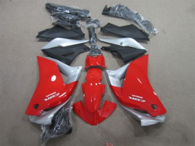 Cheap 2011-2016 Honda CBR125R Motorcycle Fairings - Silver Red Matte Black Canada