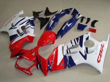 Cheap 1995-1996 Honda CBR600 F3 Motorcycle Fairings - White Red Blue Canada