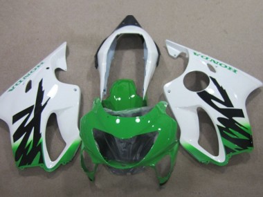Cheap 1999-2000 Honda CBR600 F4 Motorcycle Fairings - White Green Canada