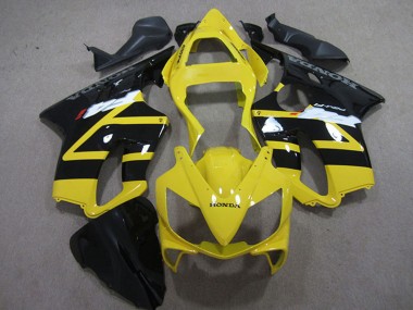 Cheap 2001-2003 Honda CBR600 F4i Motorcycle Fairing Kits - Yellow Glossy Black Canada