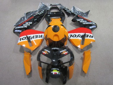 Cheap 2005-2006 Honda CBR600RR Abs Fairings - Orange White Red Glossy Black Repsol Canada