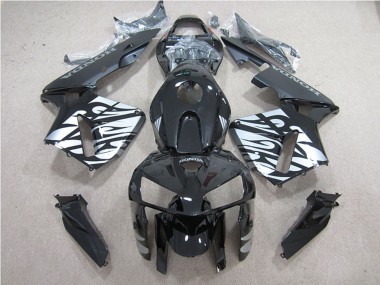 Cheap 2005-2006 Honda CBR600RR Motorcycle Fairing - Glossy Black Silver Flame Canada