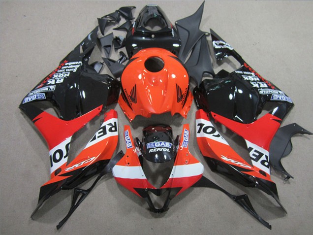2009-2012 Honda CBR600RR Full Motorcycle Fairings - Orange White Red Glossy Black Repsol Canada