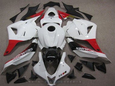Cheap 2009-2012 Honda CBR600RR Motorcycle Fairings - White Red Glossy Black Mugen Canada