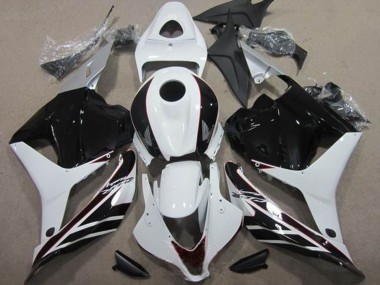 Cheap 2009-2012 Honda CBR600RR Motorcycle Fairing Kits - White Glossy Black Canada