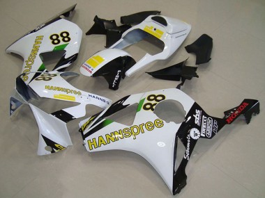 Cheap 2002-2003 Honda CBR900RR 954 Motorcycle Fairings - White Yellow Glossy Black Hannspree 88 Canada