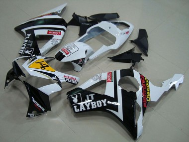 Cheap 2002-2003 Honda CBR900RR 954 Motorcycle Fairings - White Yellow Glossy Black Rizoma Playboy 14 Canada