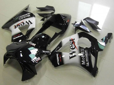 Cheap 2002-2003 Honda CBR900RR 954 Motorcycle Fairings - Glossy Black White West Canada