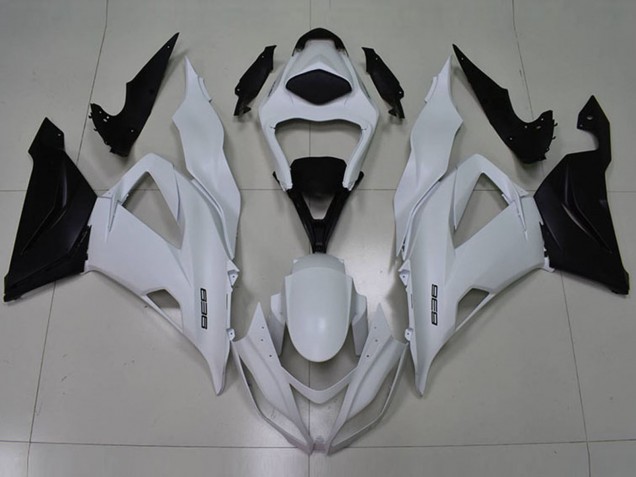 2013-2018 Kawasaki ZX6R Motorcycle Fairings - White Black 636 Canada