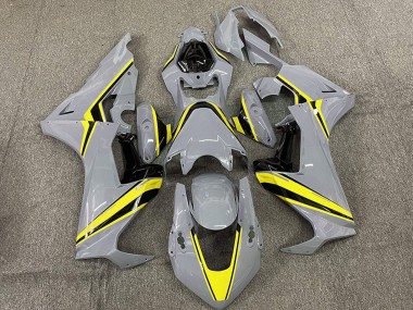 Cheap 2017-2024 Honda CBR1000RR Motorcycle Fairings - Nardo Grey with Yellow Stripe Canada
