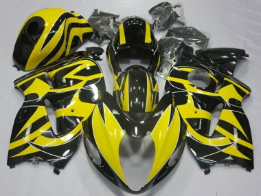 Cheap 1996-2007 Suzuki GSXR 1300 Motorcycle Fairings - Yellow Black Canada