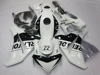 Cheap 2008-2011 Honda CBR1000RR Motorcycle Fairings - White Glossy Black Repsol 22 Canada
