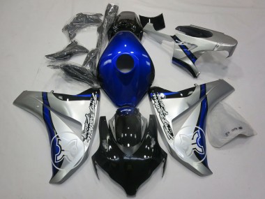 Cheap 2006-2007 Honda CBR1000RR Motorcycle Fairings - Silver Blue Glossy Black TBR Canada