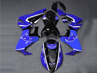 Cheap 2017-2024 Honda CBR1000RR Motorcycle Fairings - Blue White Glossy Black Bull Canada