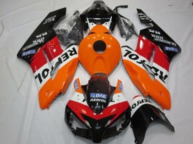 Cheap 2004-2005 Honda CBR1000RR Motorcycle Fairings Kit - Orange White Red Glossy Black Repsol Canada