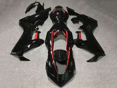 Cheap 2017-2024 Honda CBR1000RR Motorcycle Fairings - Glossy Black with Red Lining Canada
