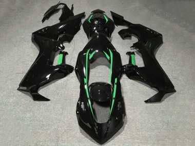 Cheap 2017-2024 Honda CBR1000RR Motorcycle Fairings - Glossy Black Forest Green Lining Canada