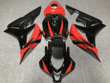 Cheap 2007-2008 Honda CBR600RR Motorcycle Fairings - Red Glossy Black Canada