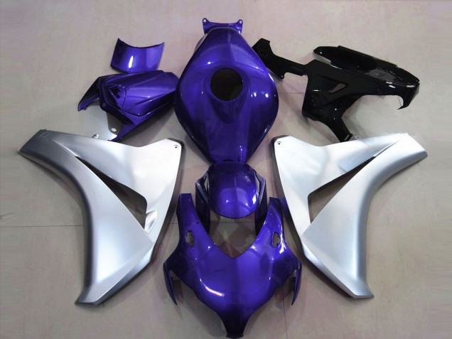 2008-2011 Honda CBR1000RR Motorcycle Fairings - Silver Blue Canada