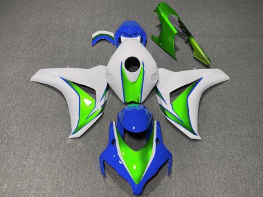 Cheap 2008-2011 Honda CBR1000RR Motorcycle Fairings - White Green Blue Canada