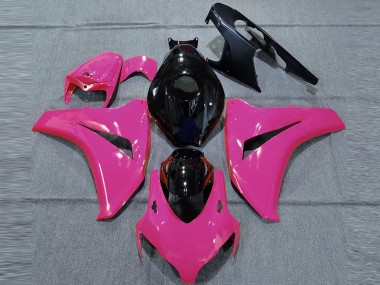 Cheap 2008-2011 Honda CBR1000RR Motorcycle Fairings - Pink Glossy Black Canada