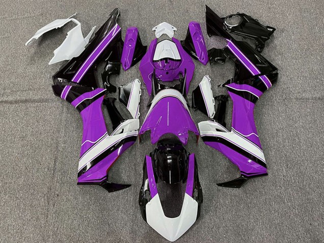 2017-2024 Honda CBR1000RR Motorcycle Fairing - White Purple Glossy Black Canada