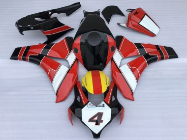 Cheap 2008-2011 Honda CBR1000RR Motorcycle Fairings - Red White Yellow Glossy Black Racing Style Canada