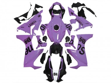 Cheap 2017-2024 Honda CBR1000RR Motorcycle Fairings - Milky Purple Glossy Black Street Flava Canada